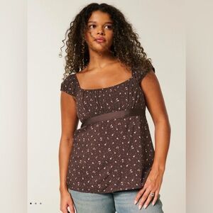 Easy Satin Baby Doll Top